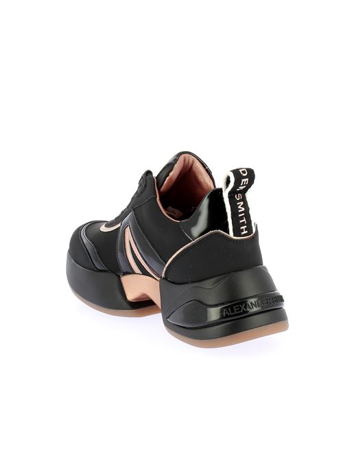 Marble Woman sneakers da donna in ecopelle nera ALEXANDER SMITH | MBW1189BLK